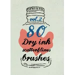 Сухие чернильные кисти для Adobe Illustrator vol.2