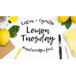 Шрифт LEMON TUESDAY