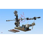 Механизм для  Заточки ножа в Линзу, 3D модель