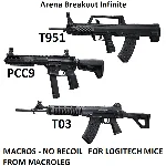 Arena Breakout Infinite. Скрипты для logitech. Пак 7