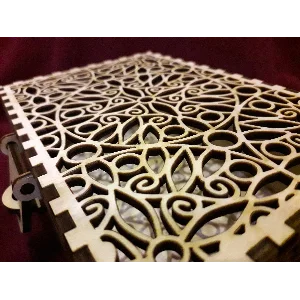 Узорная шкатулка DXF CDR, файлы для лазерной резки