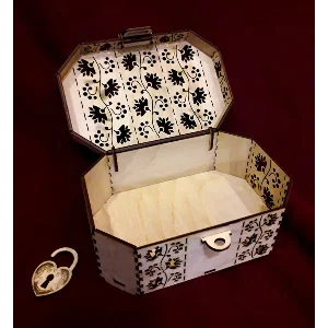 Шкатулка ларец DXF CDR, файлы для лазерной резки