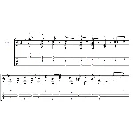 Ноты для гитары: Марш "Прощание славянки"