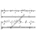 Вальс "Берегись автомобиля". Ноты для гитары.