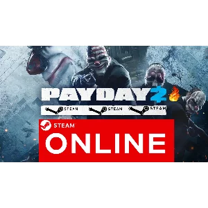 ⭐️ STEAM PAYDAY 2 ОНЛАЙН (Region Free)  (Пей дей 2)
