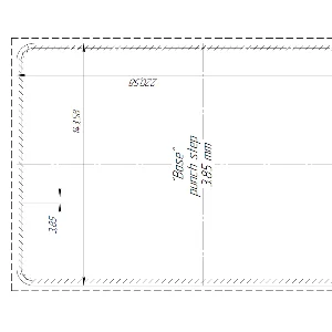 Обложка для документов v2. Выкройка.