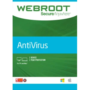 Webroot SecureAnywhere AntiVirus   до 25.03 2026  /1 пк