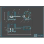 Чертеж Шатунно-поршневая группа