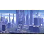 Город будущего, 3д модель