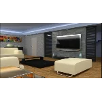 Интерьер гостиной, 3д модель