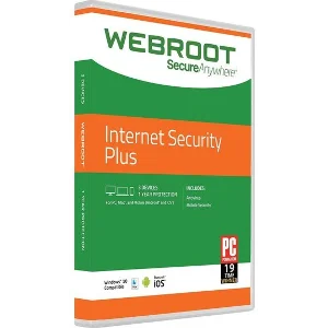 Webroot Internet Security Plus    2 года / 3 устройства