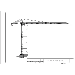 Башенный кран LIEBHERR 71EC (чертеж autocad)