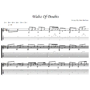Waltz Of Doubts - фингерстайл гитара + табы