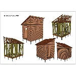 Проект каркасной бани 3000Х2300 мм