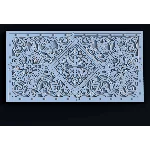 Филенка с пцицами. УП в ArtCAM 2018