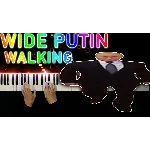 Wide Putin Walking