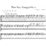 3 легких песни на перебор - гитара ноты+табы