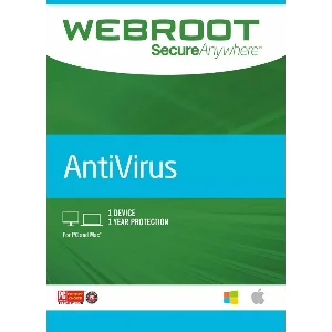 Webroot SecureAnywhere  AntiVirus 1 год / 1 пк