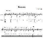 Канцона - В.Вавилов (Франческо да Милано -?)-для гитары