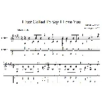 I Just Called to Say I Love You(Стиви Уандер)-гитара