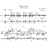 Yesterday (The Beatles) - для гитары