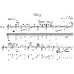 Misty (Эрролл Гарнер) для гитары