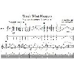 Watch What Happens (Мишель Легран) для гитары