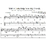 With A Little Help From My Friends (The Beatles) гитара