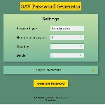 SAV Password Generator