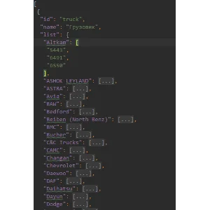 База коммерческих автомобилей (Январь 2021)