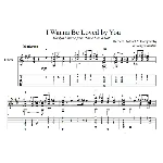 I Wanna Be Loved By You (Мэрилин Монро) - для гитары