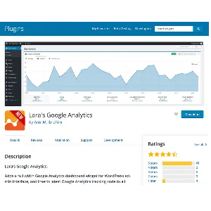 Lara Google Analytics Dashboard Widget Wordpress Plugin