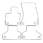 BMW X5 (F15) (13-18) Электронные лекала автоковриков