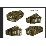 Проект каркасного ангара с комнатой для персонала