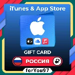 🍏ПОДАРОЧНАЯ КАРТА APPLE ITUNES 500-10000 РУБ✦RU🔑🎁