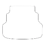 Toyota Avensis (03-09) (Combi) багажник. Лекало коврика