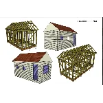 Проект каркасной бани 6000х3000мм