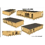 Проект каркасного дома 18115х9850 с террасной зоной