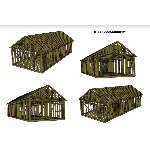 Проект каркасного ангара 14000х6000мм