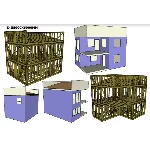 Проект двухэтажного каркасного дома 8000х6000 мм