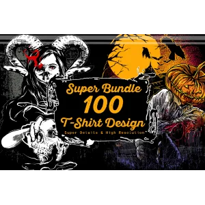 Super Bundle 100 T-shirt Design