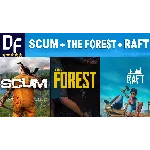 SCUM + The Forest + RAFT [STEAM аккаунт]