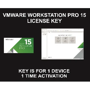 Vmware Workstation 15 Pro, License Key, 1 Device