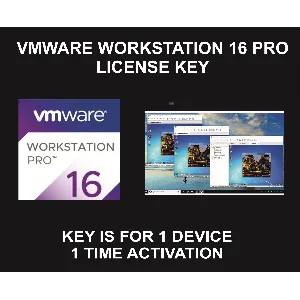 Vmware Workstation 16 Pro, License Key, 1 Device