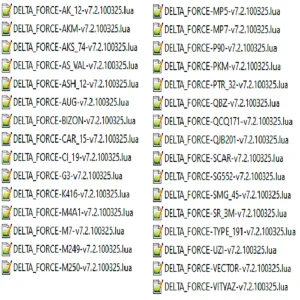 Delta Force - пак скриптов для logitech