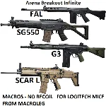 Arena Breakout Infinite. Скрипты для logitech. Пак 6