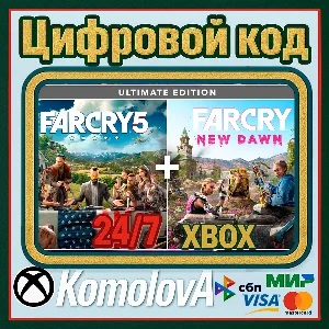 🌍 Far Cry 5 Gold   + Far Cry New Dawn Deluxe  XBOX 🔑