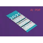 Квартальная календарная сетка 2022 в векторе РУ|EN