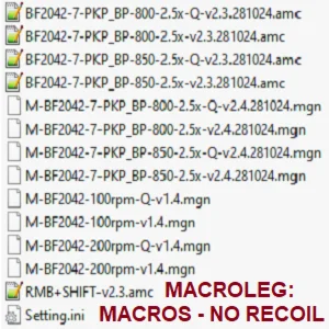 Battlefield 2042. PKP-BP - 2.5x - Макросы для bloody