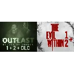 Outlast 1+2 +DLC + The Evil Within 1+2 (STEAM) Аккаунт